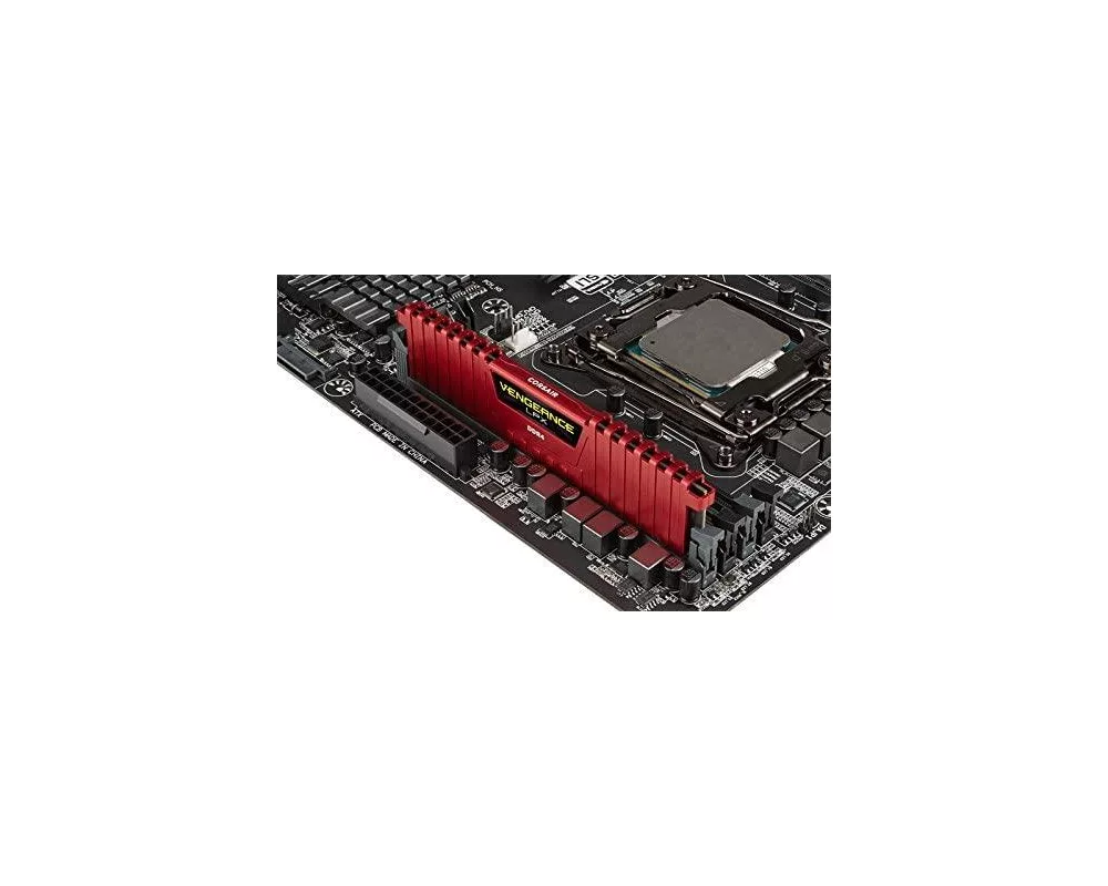Памет CORSAIR VENGEANCE LPX, 8GB (1 x 8GB), DDR4, 2400MHz, C16, Red 3