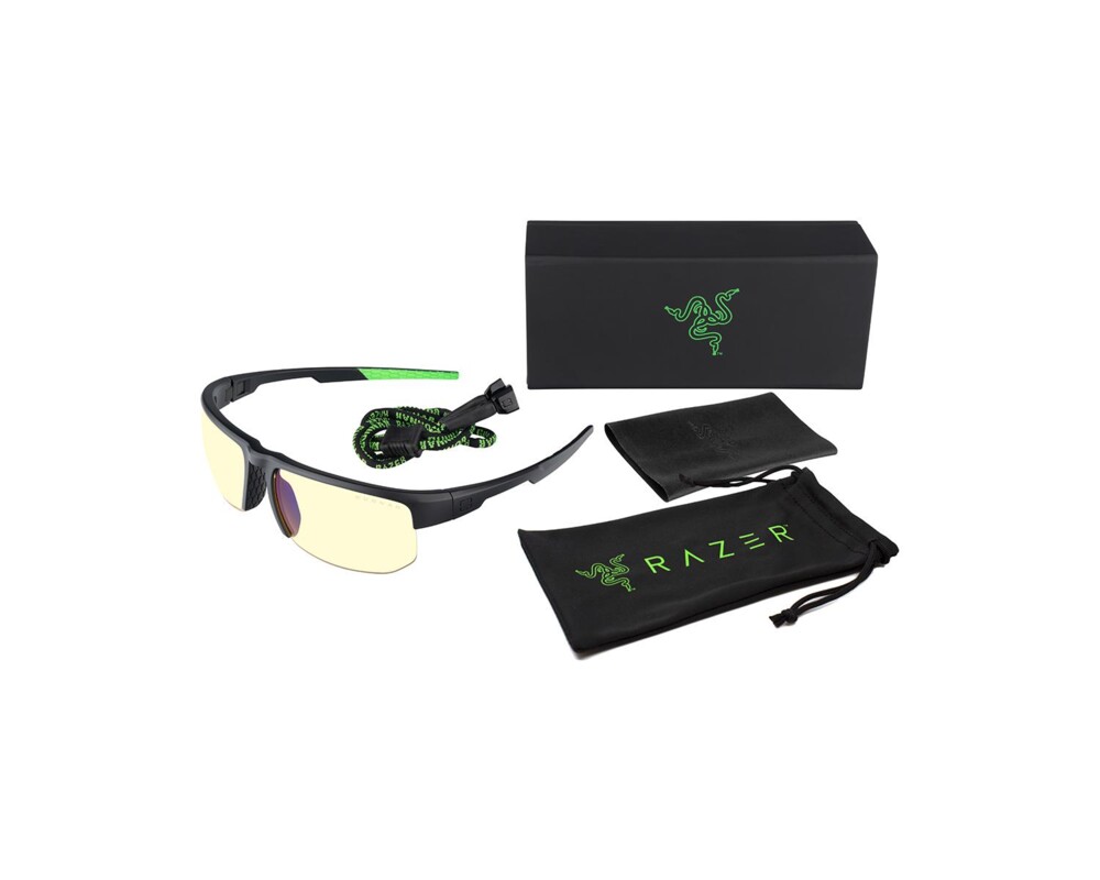 Очила за компютър GUNNAR Razer Torpedo X, Amber, Зелен/Черен 5
