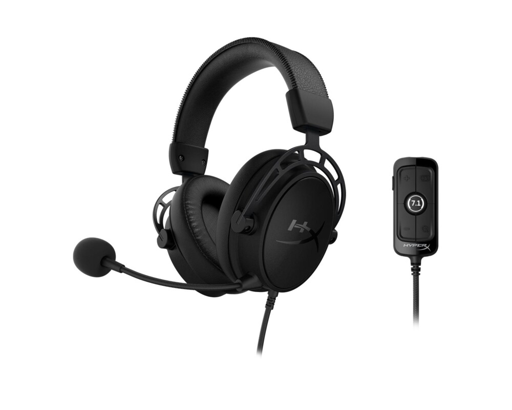 Слушалки Геймърски слушалки HyperX Cloud Alpha, S 7.1, Черен 6