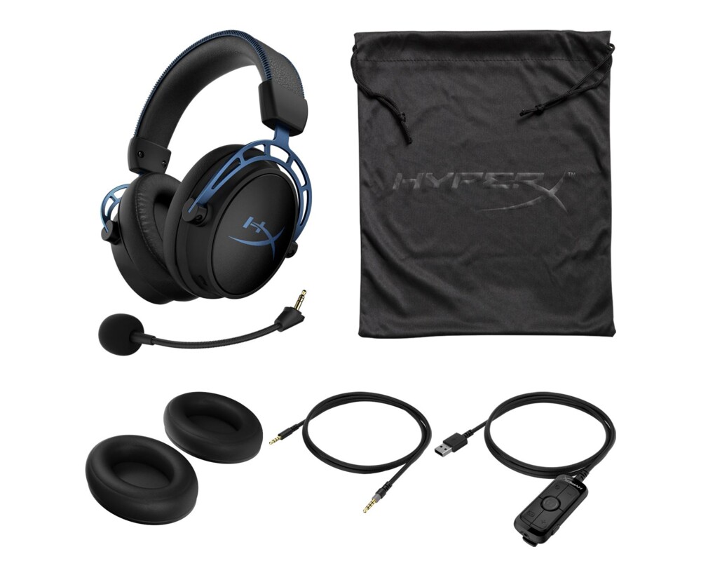 Слушалки HP HyperX Cloud Alpha S 3.5 Jack blue-black gaming headset 7