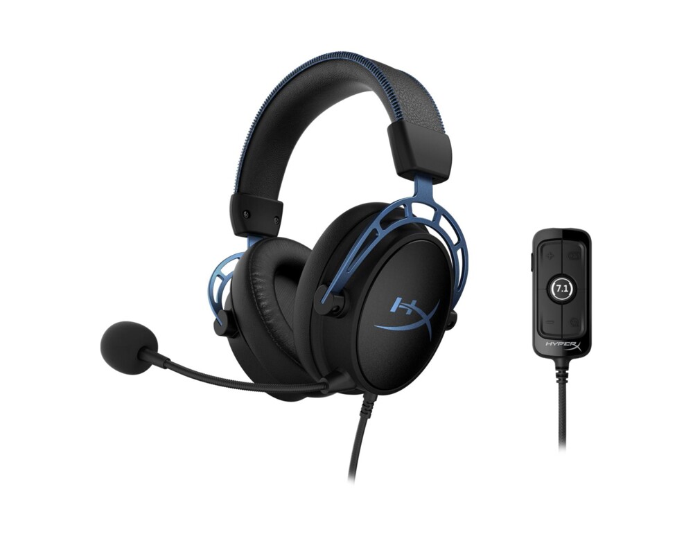 Слушалки HP HyperX Cloud Alpha S 3.5 Jack blue-black gaming headset 2