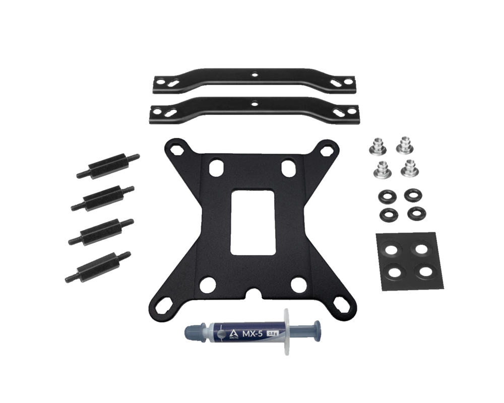 Част за охладител Брекет за охладител за процесор Arctic Liquid Freezer II Intel LGA1700 Upgrade Kit 3