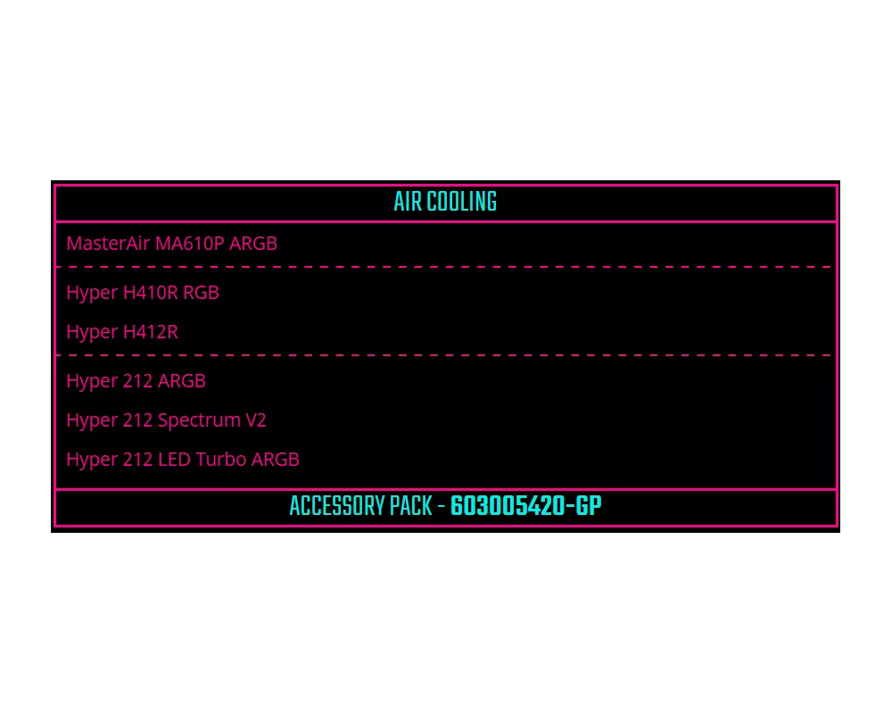 Част за охладител Cooler Master Intel LGA 1700 Бракет, Въздушни Охладители 2