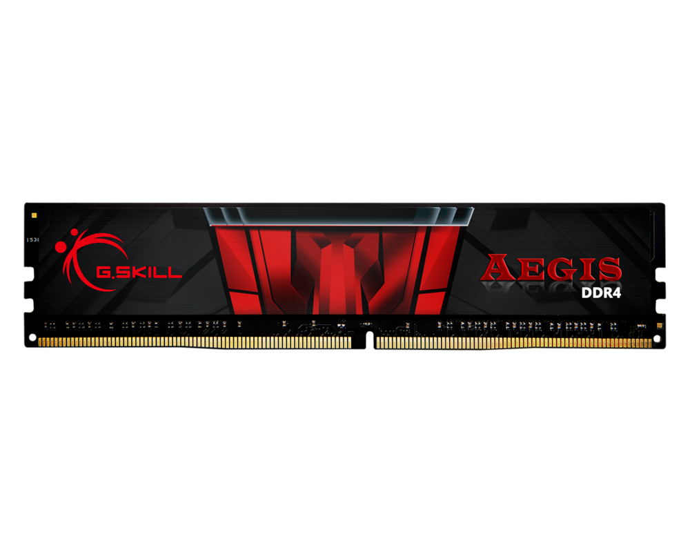 Памет G.SKILL Aegis 32GB(2x16GB) DDR4 PC4-21333 2666MHz F4-2666C19D-32GIS 3