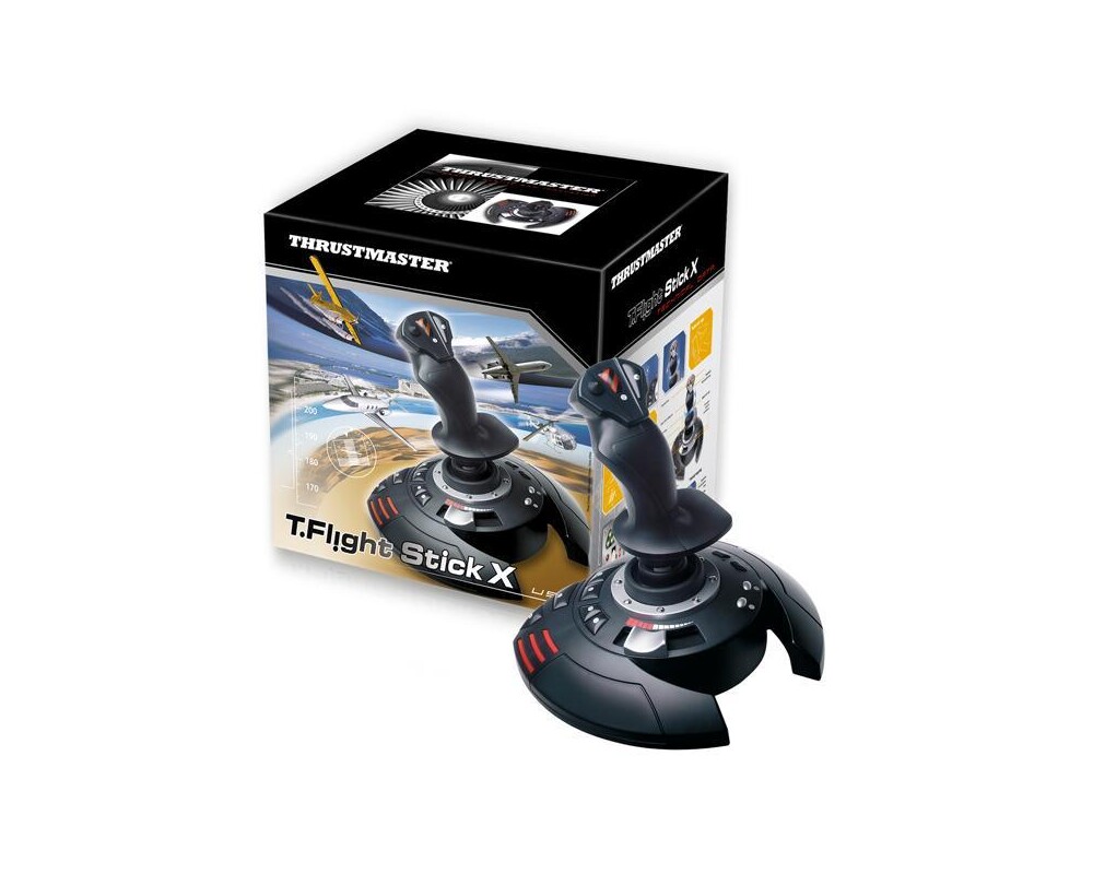 Джойстици и Геймпадове Жичен , авиосимулатор Thrustmaster T.Flight Stick X за PC / PS3, Черен 2