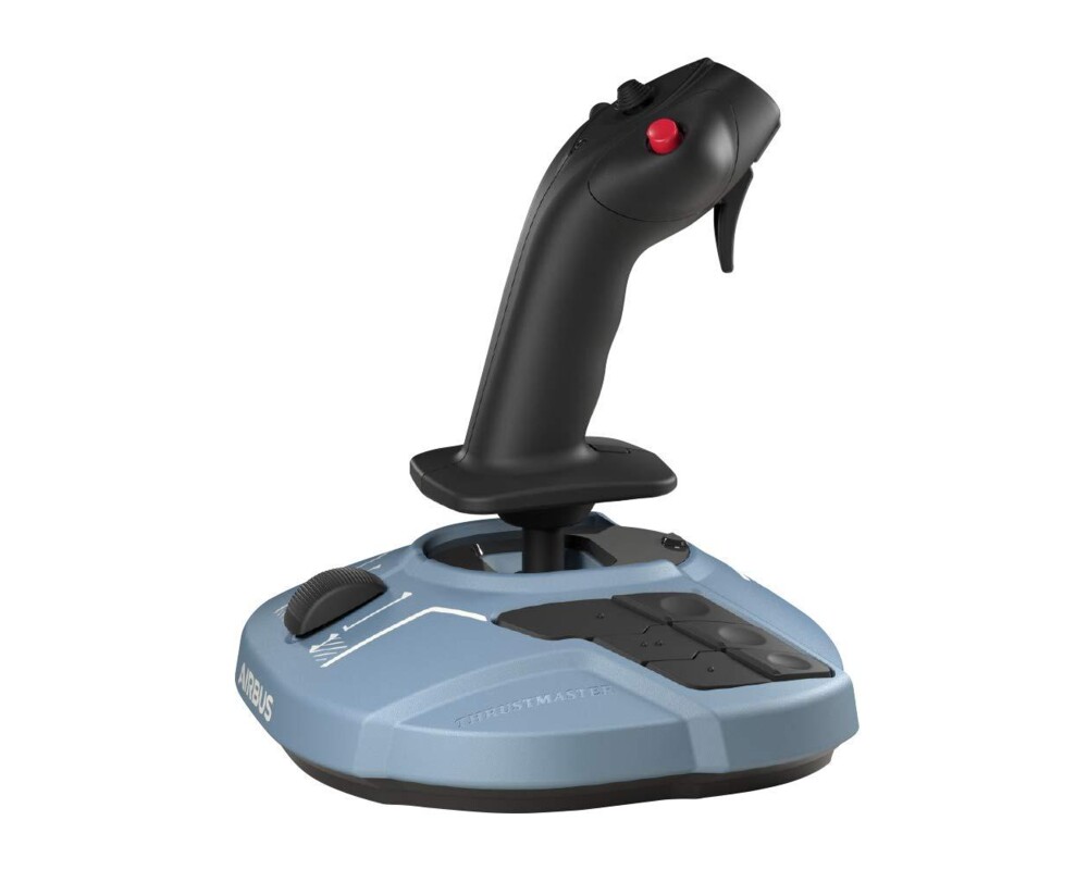 Джойстици и Геймпадове Жичен Thrustmaster TCA Sidestick Airbus Edition, авиосимулатор за PC, Черен;Син 4