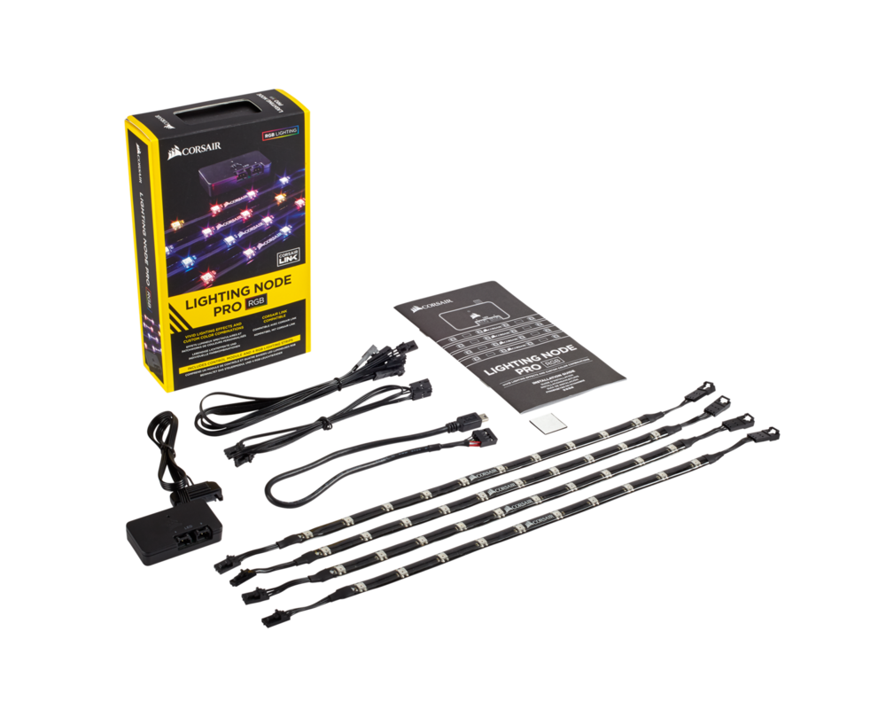 Контролер Контролер за вентилатори и LED лента Corsair iCUE Lightning Node PRO RGB Controller, 2x 3-pin 5