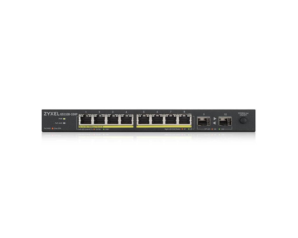 Switch (Комутатор) ZyXEL GS1100-10HP v2 6