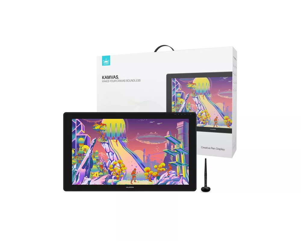 Графичен таблет HUION Kamvas 24 Plus GS2402, Тъмно сив 2