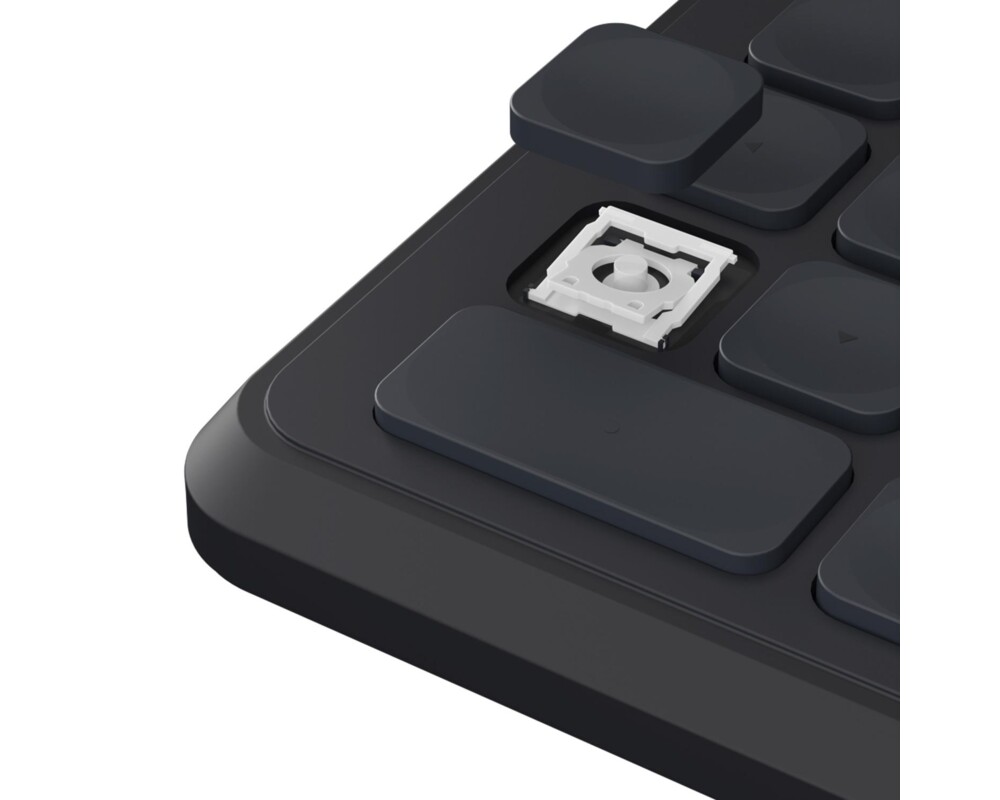 Графичен таблет Безжична мини клавиатура за графичен таблет HUION Keydial KD100 3