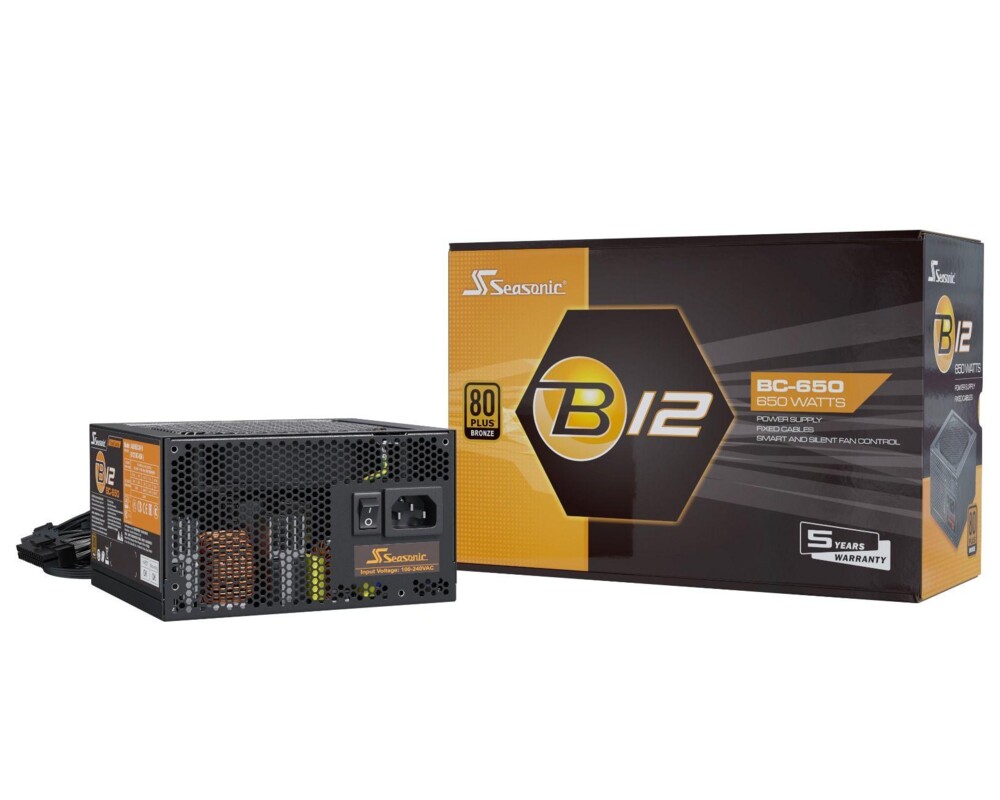 Захранване 650W Seasonic B12-BC-650 80 PLUS Bronze 6