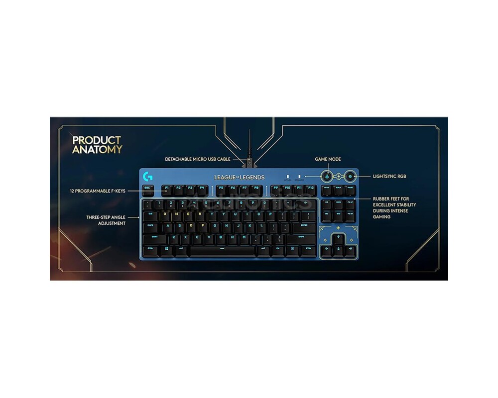 Клавиатура Logitech G Pro League of Legends GX Tactile 6