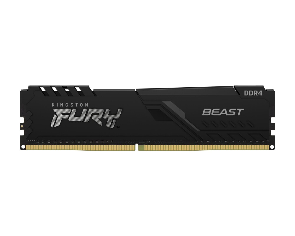 Памет Kingston 16GB (1x16GB) DDR4 3200MT/s CL16 FURY Beast Black XMP 12
