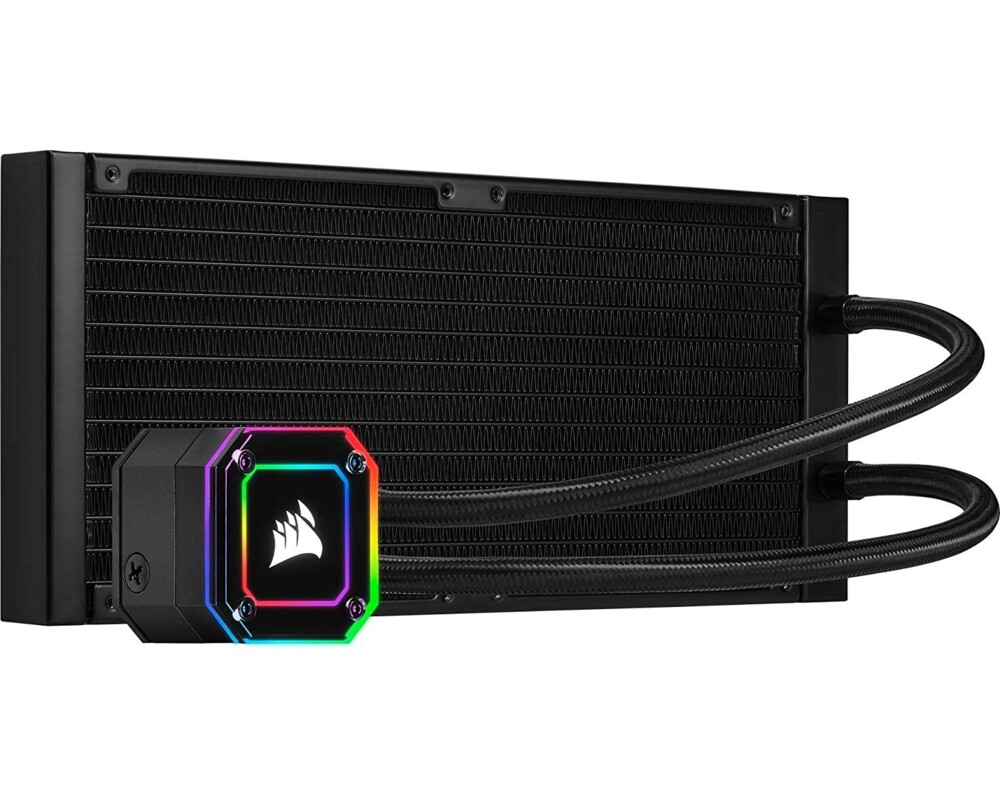 Охладител за процесор CORSAIR iCUE H115i ELITE CAPELLIX 280mm Radiator Dual 140mm ML RGB Fans Software Control Liquid CPU Cooler 2