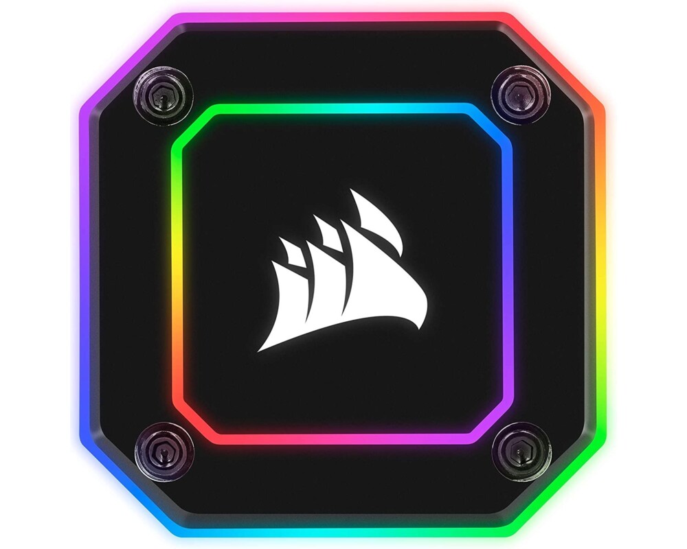 Охладител за процесор CORSAIR iCUE H115i ELITE CAPELLIX 280mm Radiator Dual 140mm ML RGB Fans Software Control Liquid CPU Cooler 3