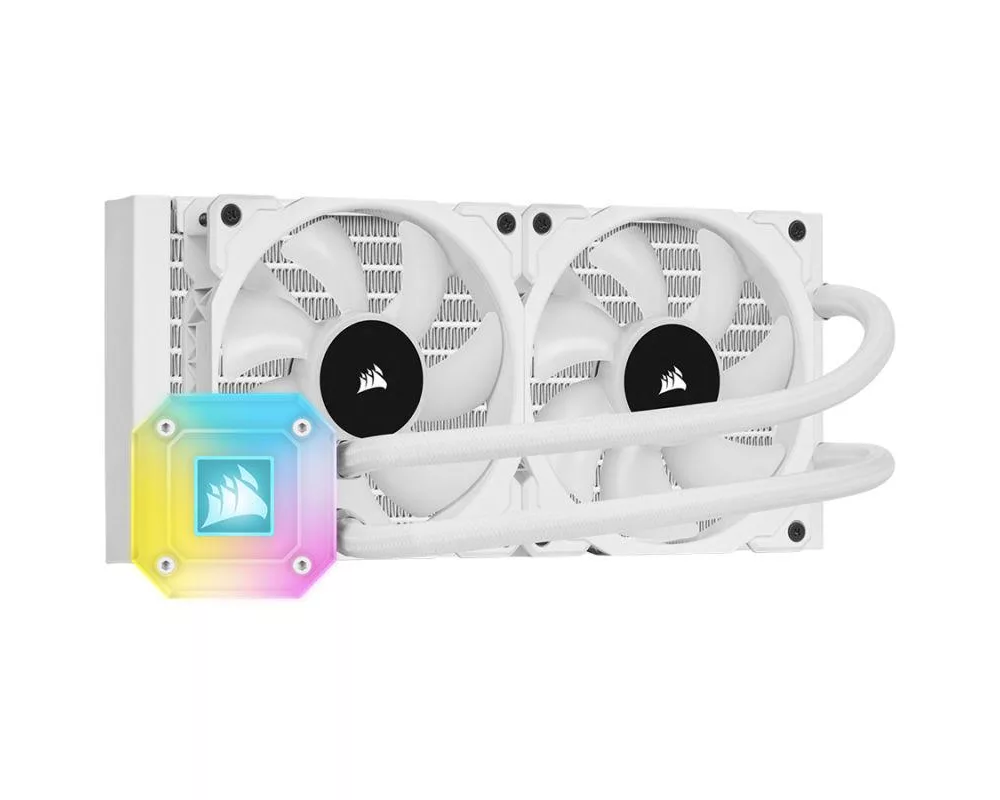Охладител за процесор Corsair iCUE H100i Elite Capellix 240 White RGB AMD/INTEL 2