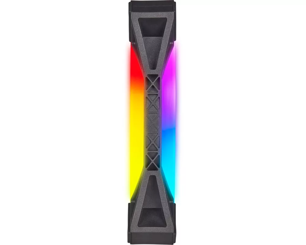 Вентилатор и Corsair iCUE QL140 RGB PWM, 2 Fan комплект, с включен контролер Lightning Node CORE, Черен 5