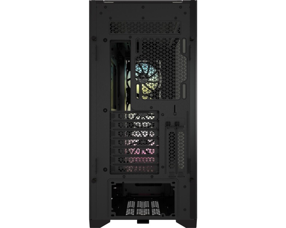 Кутия CORSAIR iCUE 5000X RGB Tempered Glass Mid-Tower ATX PC Smart Case Black 7
