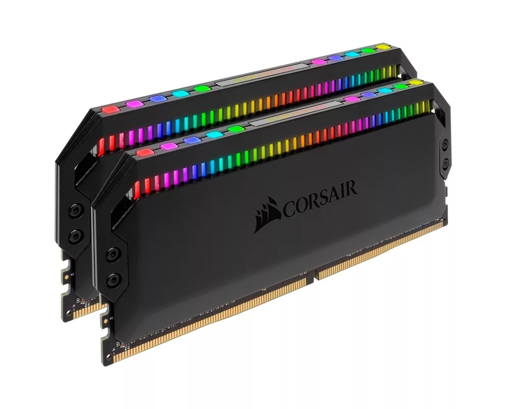 Памет Corsair Dominator Platinum RGB Black 32GB(2x16GB) DDR4 PC4-25600 3200MHz CL16 CMT32GX4M2C3200C16 2