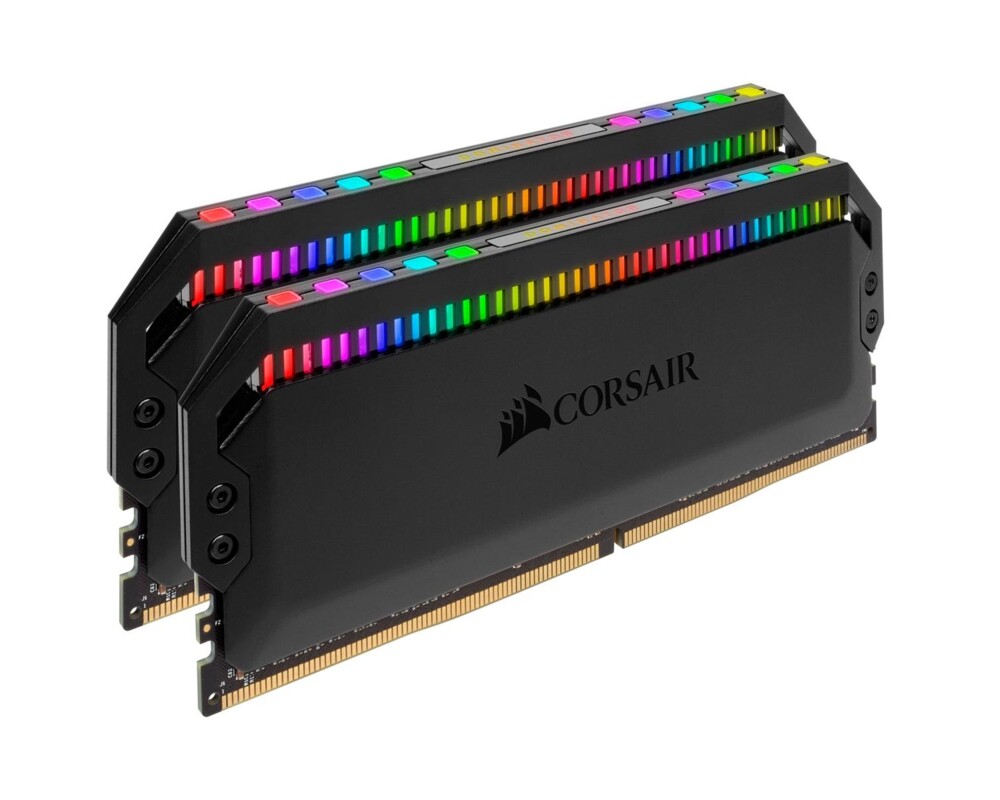 Памет Corsair Dominator Platinum RGB 16GB, DDR4, 3200MHz, CL16, Dual Channel Kit 2