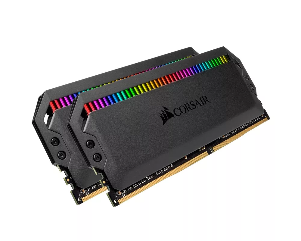 Памет Corsair Dominator Platinum RGB 16GB, DDR4, 3200MHz, CL16, Dual Channel Kit 3
