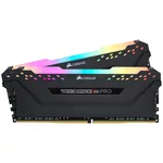 <span>Памет</span> Corsair Vengeance PRO RGB Black 32GB(2x16GB) DDR4 PC4-25600 3200MHz CL16 CMW32GX4M2E3200C16 <span class='catalog-num-in-name'>CMW32GX4M2E32C16</span> - 