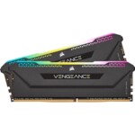<span>Памет</span> Corsair Vengeance PRO SL RGB Black 16GB(2x8GB) DDR4 PC4-25600 3200MHz CL16 CMH16GX4M2E3200C16 <span class='catalog-num-in-name'>CMH16GX4M2E32C16</span> - 