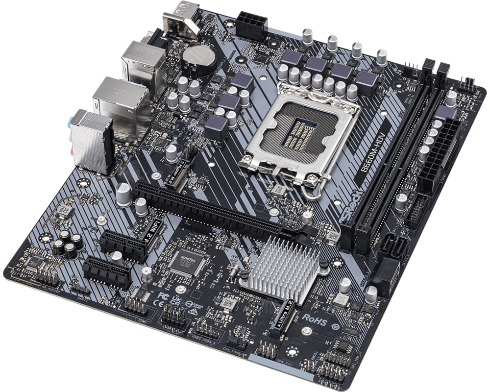 Дънна платка ASRock B660M-HDV, LGA1700, DDR4, mATX 3