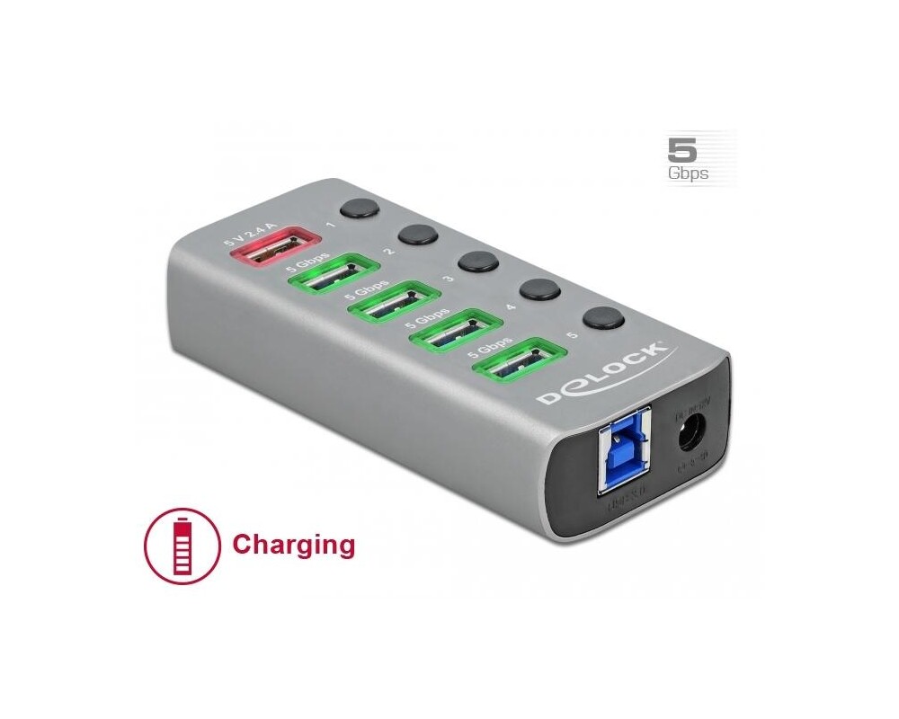 USB хъб , 4 порта, DELOCK-63262 3