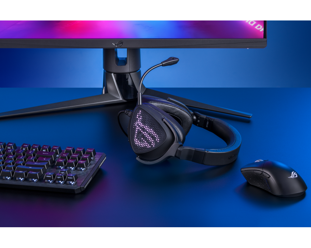 Слушалки Геймърски слушалки ASUS ROG Delta S Animate, USB-C, AniMe Matrix display, Quad DAC 14