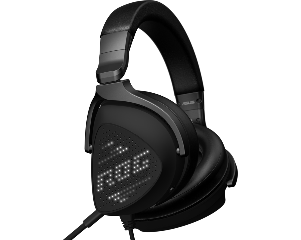 Слушалки Геймърски слушалки ASUS ROG Delta S Animate, USB-C, AniMe Matrix display, Quad DAC 5