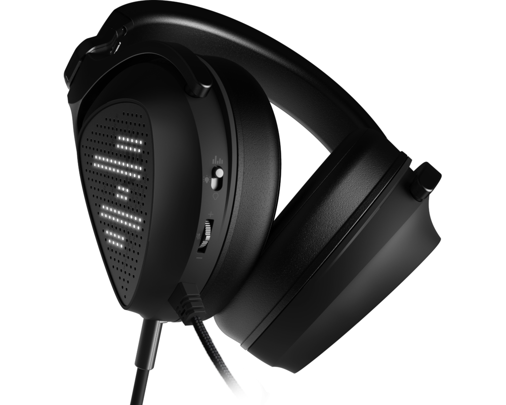 Слушалки Геймърски слушалки ASUS ROG Delta S Animate, USB-C, AniMe Matrix display, Quad DAC 8