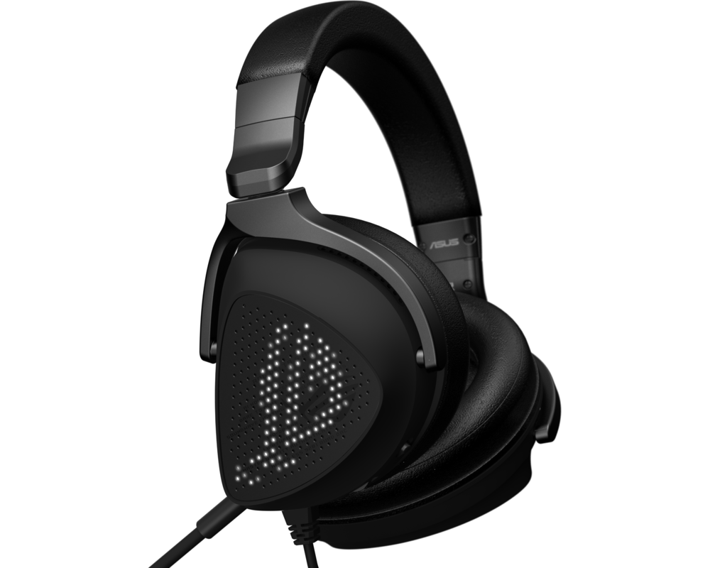 Слушалки Геймърски слушалки ASUS ROG Delta S Animate, USB-C, AniMe Matrix display, Quad DAC 6