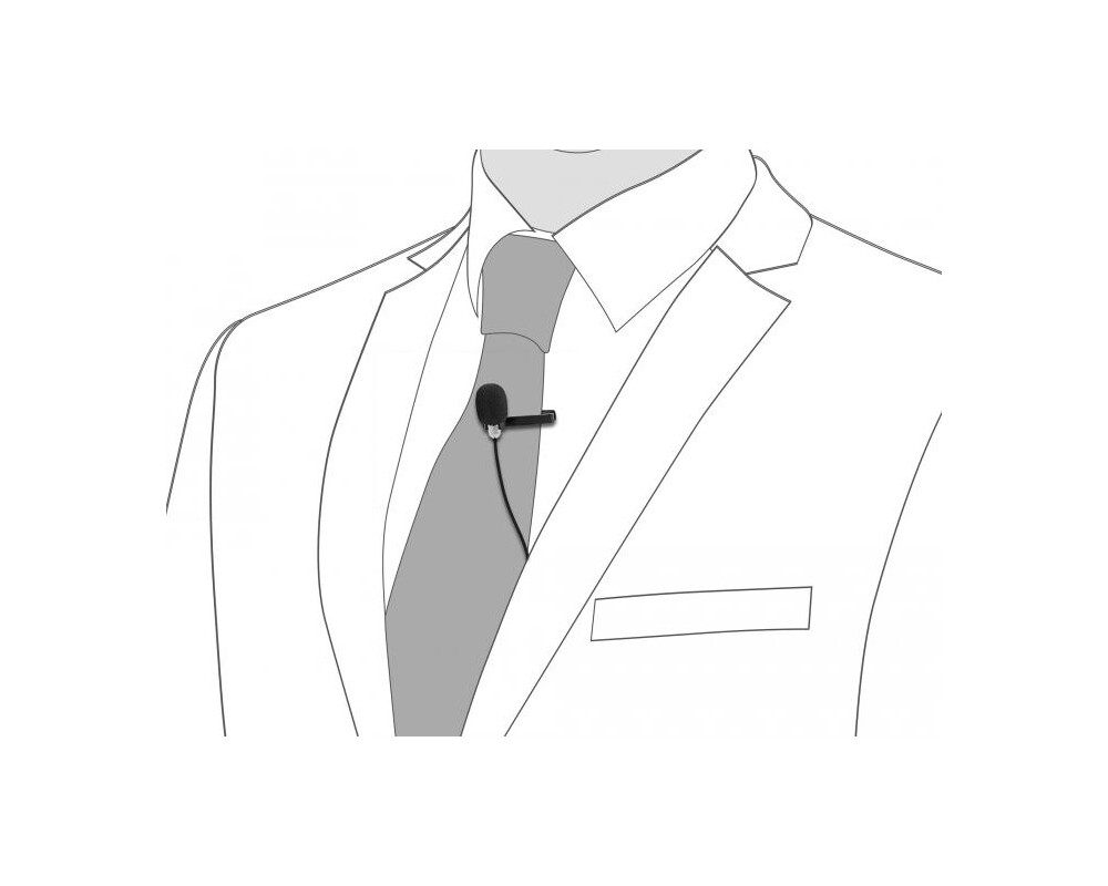 Микрофон с клипс Delock, За вратовръзка/ яка, 66279 4