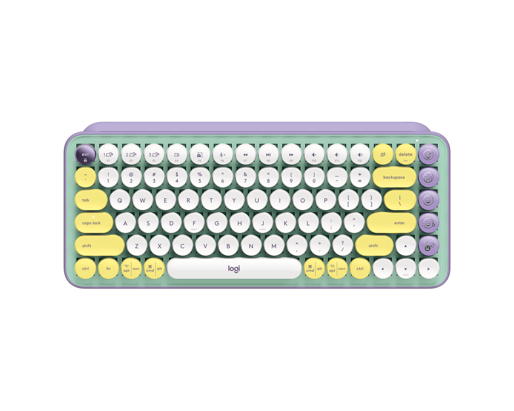 Клавиатура Logitech POP Keys Wireless Mechanical Keyboard With Emoji Keys - DAYDREAM_MINT - US INT'L - INTNL 10