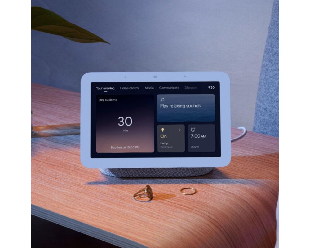 Тонколони Google Nest Hub 2nd gen, Сензорен екран, Гласов асистент, Тъмно сива 5