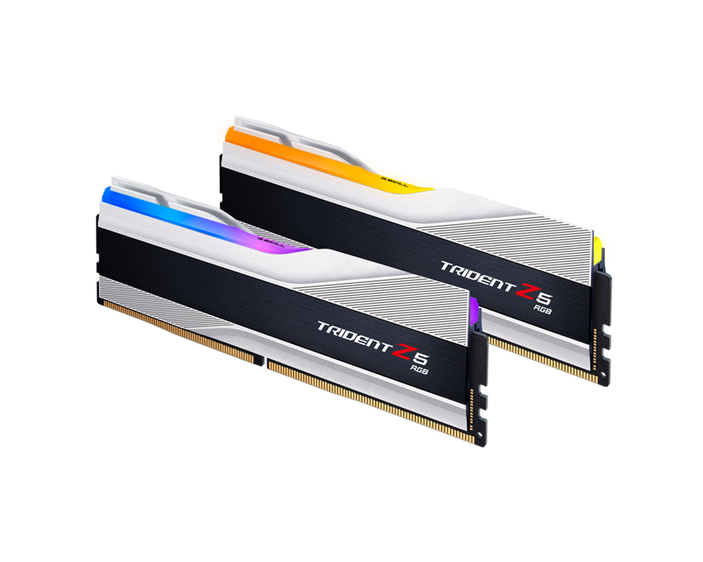 Памет G.SKILL Trident Z5 Silver RGB 32GB(2x16GB) DDR5 PC5-44800 5600MHz CL36 F5-5600J3636C16GX2-TZ5RS 3