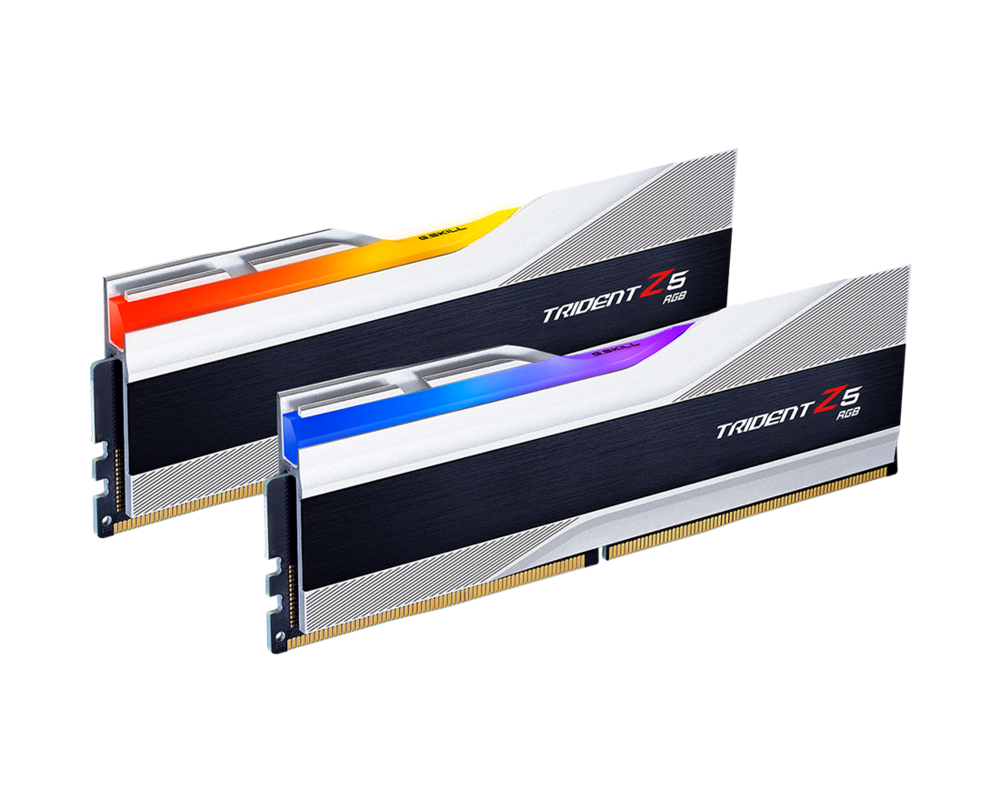 Памет G.SKILL Trident Z5 Silver RGB 32GB(2x16GB) DDR5 PC5-44800 5600MHz CL36 F5-5600J3636C16GX2-TZ5RS 2
