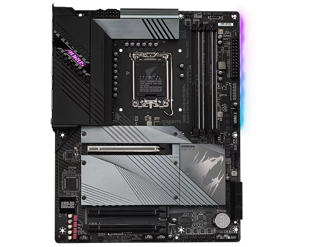 Дънна платка GIGABYTE Z690 AORUS ELITE LGA 1700 DDR4 3xM.2 6xSATA 1xHDMI 1xDP ATX MB 7
