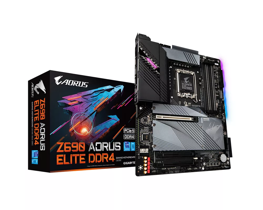 Дънна платка GIGABYTE Z690 AORUS ELITE LGA 1700 DDR4 3xM.2 6xSATA 1xHDMI 1xDP ATX MB 11