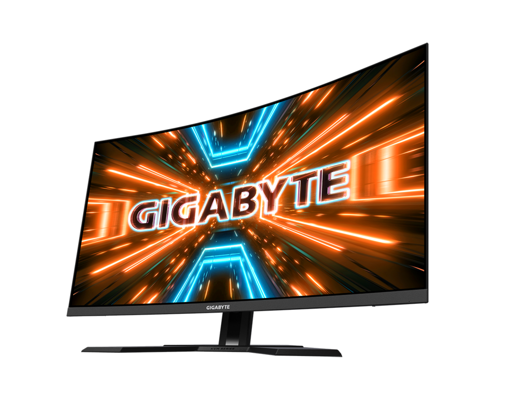 Монитор Gigabyte M32QC-EK, 31.5" inch VA 1500R, QHD, HDR, 170hz, 1 ms, KVM 2