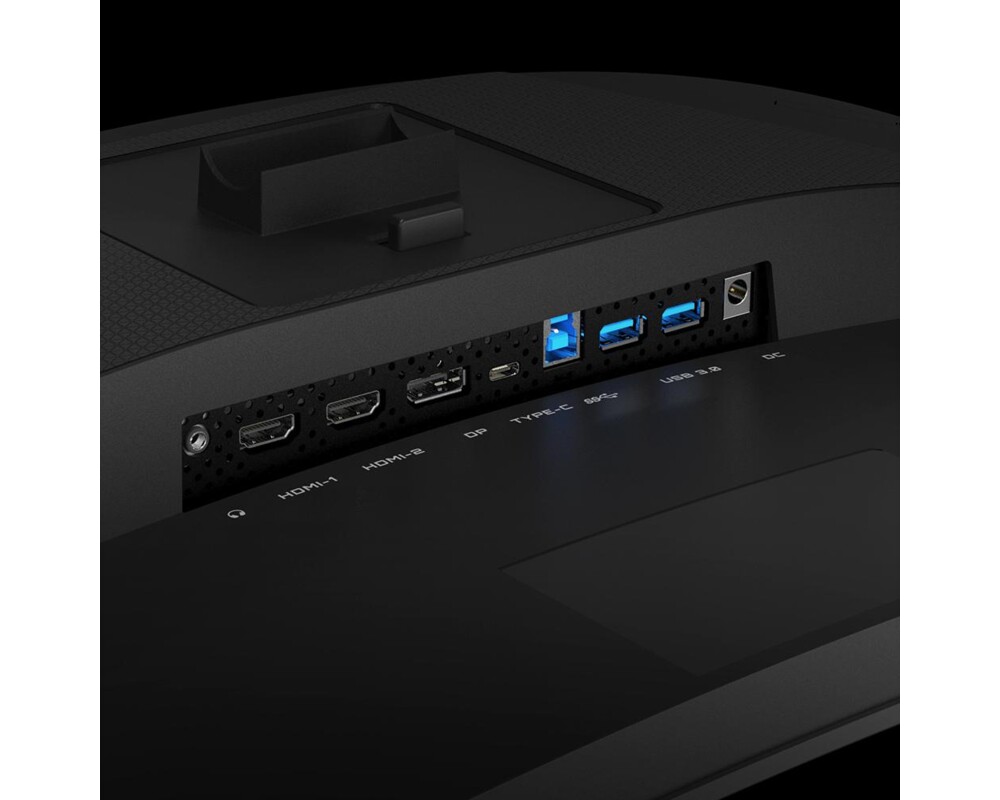 Монитор Gigabyte M32QC-EK, 31.5" inch VA 1500R, QHD, HDR, 170hz, 1 ms, KVM 8