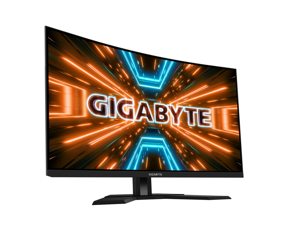 Монитор Gigabyte M32QC-EK, 31.5" inch VA 1500R, QHD, HDR, 170hz, 1 ms, KVM 3