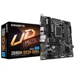 Дънна платка GIGABYTE Z690M DS3H, LGA 1700, mATX, RGB Fusion, DDR4 5