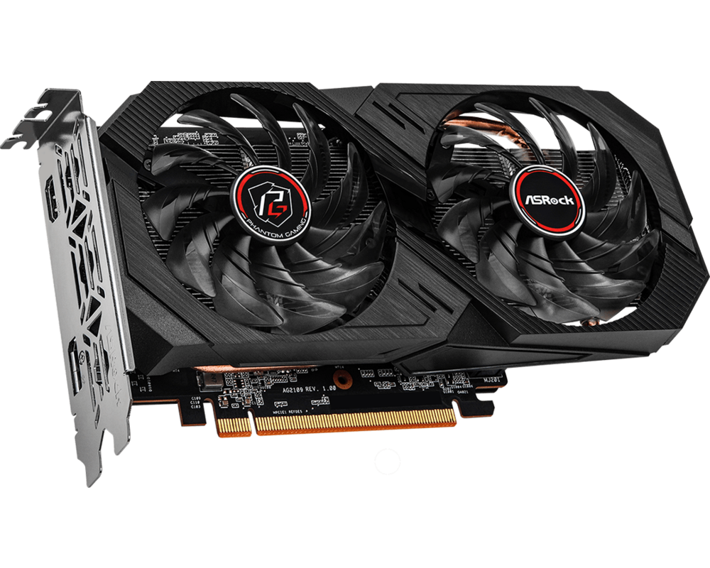 Видеокарта ASRock AMD Radeon RX 6500 XT Phantom Gaming D 4GB GDDR6 OC 3