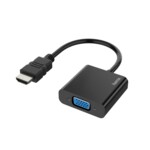 <span>Адаптери</span> HAMA 200343, HDMI мъжко - VGA женско, full HD 1080p, Черен <span class='catalog-num-in-name'>HAMA-200343</span> - 