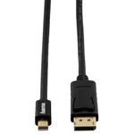 Кабел HAMA 54563 mini DisplayPort мъжко - DisplayPort мъжко, 1.8 m, Позлатени конектори, 3 звезди, Черен 2