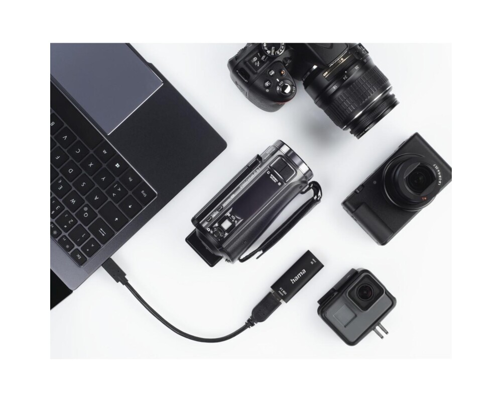 Адаптери Video Recording стик HAMA 74257, HDMI женско - USB мъжко, 4К, Черен 5