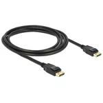 <span>Кабел</span> Delock DisplayPort мъжко - DisplayPort мъжко, 2.0м, 4K, Черен <span class='catalog-num-in-name'>DELOCK-83806</span> - 