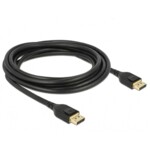 <span>Кабел</span> Delock, DisplayPort мъжко - DisplayPort мъжко, 3.0м, 8K 60 Hz, Черен <span class='catalog-num-in-name'>DELOCK-85661</span> - 